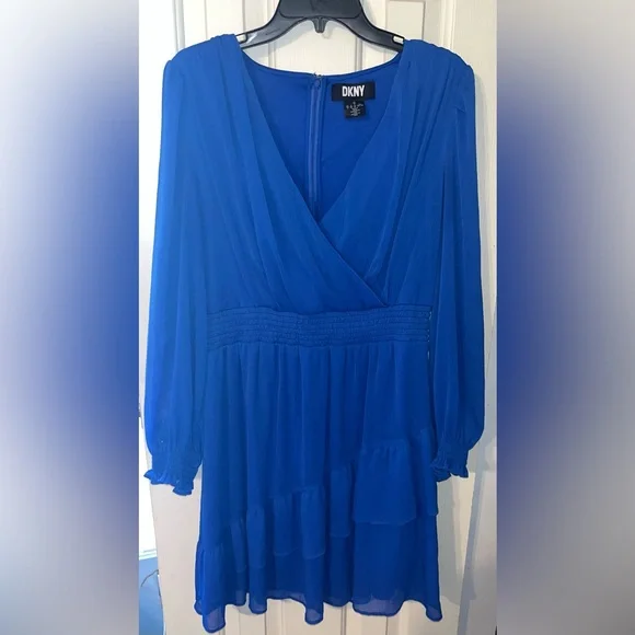 DKNY Blue Women's Dress - Picture 1 of 3